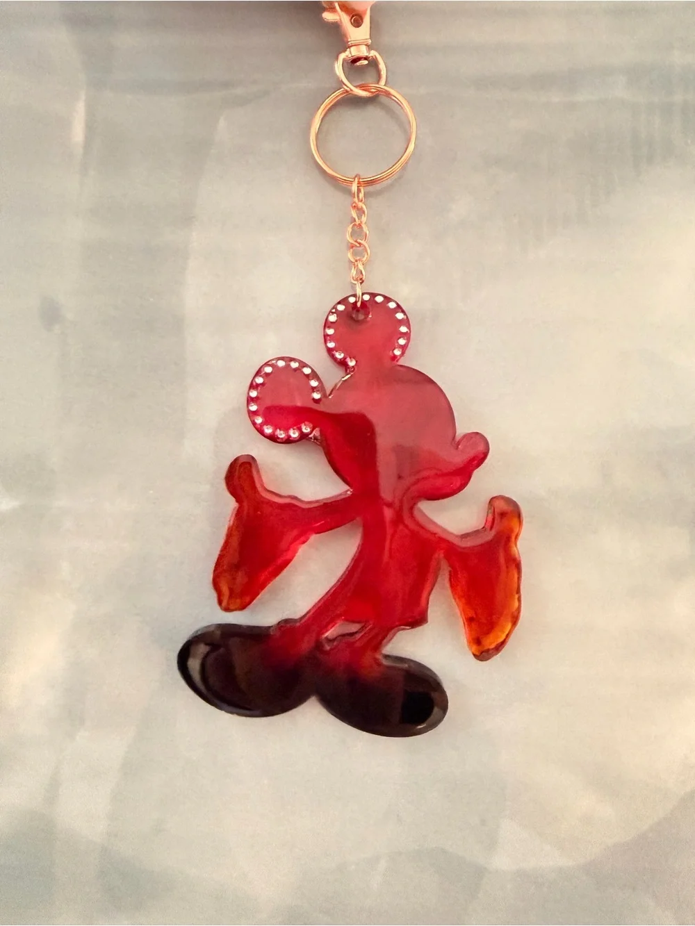 Mickey Mouse–Inspired Keychain / Bag Charm